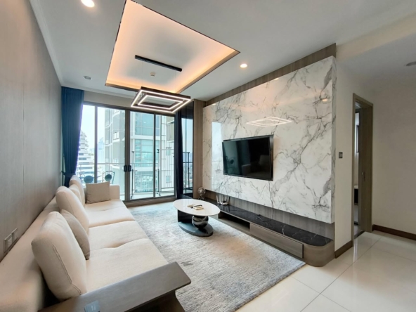 2-Bed, 2-Bath, 77 sqm Condo at Supalai Oriental Sukhumvit 39 for Rent 60,000 THB, Near BTS Phrom Phong, Luxurious Living in Central Bangkok.