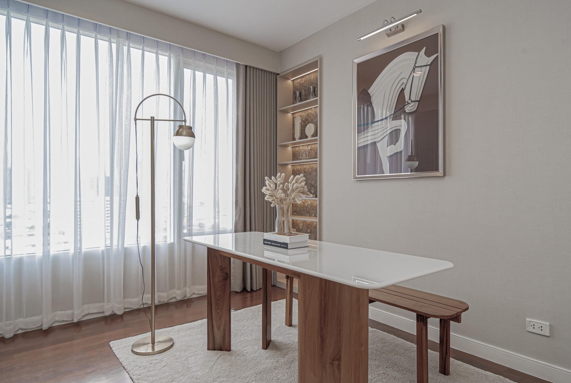 4-Bed, 3-Bath, 164 sqm Condo at Hampton Thonglor 10, Rent 120K/ Sale 32M, Near BTS Thonglor, Fully Furnished, Luxury Living in Bangkok’s Prime Area