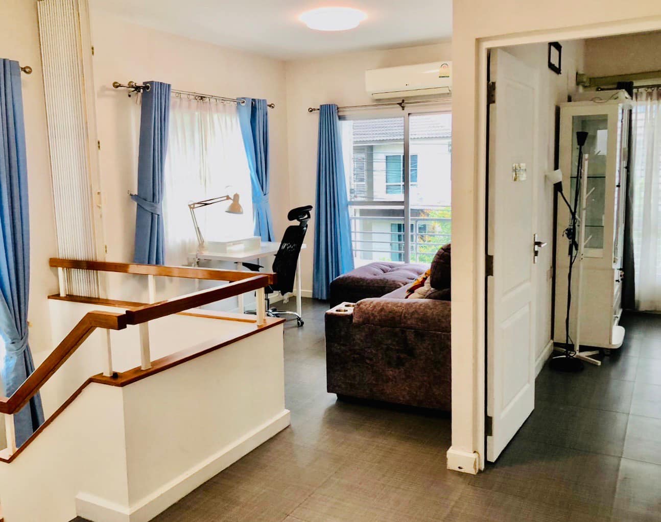 Spacious 3-bed, 4-bath detached house for rent in Bangna, 220 sqm, newly renovated with full furnishings. Located in Siwalee Bangna project. Rent: 39,500 THB/month.