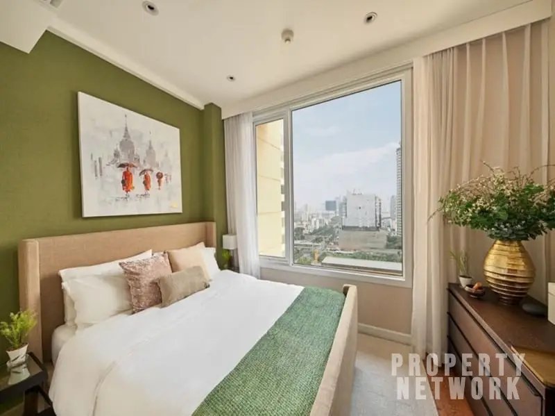 2-bed 2-bath 108 sqm duplex condo in Sathorn for sale at 19.25M THB. Open view, prime location, near BTS, well-maintained building with top amenities.