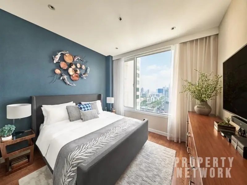 2-bed 2-bath 108 sqm duplex condo in Sathorn for sale at 19.25M THB. Open view, prime location, near BTS, well-maintained building with top amenities.