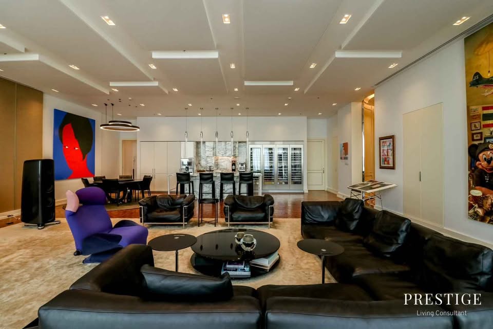 Exclusive 4-bed Sky Residence at The Ritz-Carlton, MahaNakhon. 409 sqm, 55+ floor. 5-star luxury, premium services, top-tier amenities. Price: 258M THB.