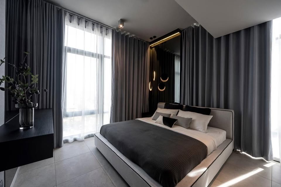2-Bed, 1-Bath, 75 sqm Condo for Rent at The Lofts Asoke, ฿68,000/month, Near Phetchaburi MRT, Fully Furnished, Available February 21, 2025