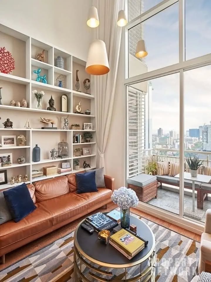 2-bed 2-bath 108 sqm duplex condo in Sathorn for sale at 19.25M THB. Open view, prime location, near BTS, well-maintained building with top amenities.