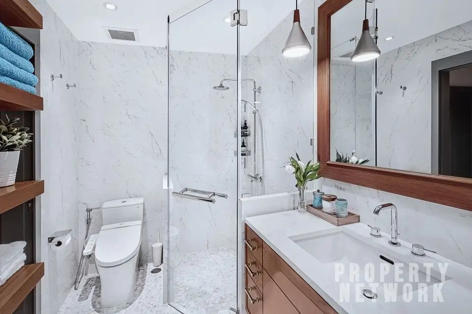 2-bed 2-bath 108 sqm duplex condo in Sathorn for sale at 19.25M THB. Open view, prime location, near BTS, well-maintained building with top amenities.