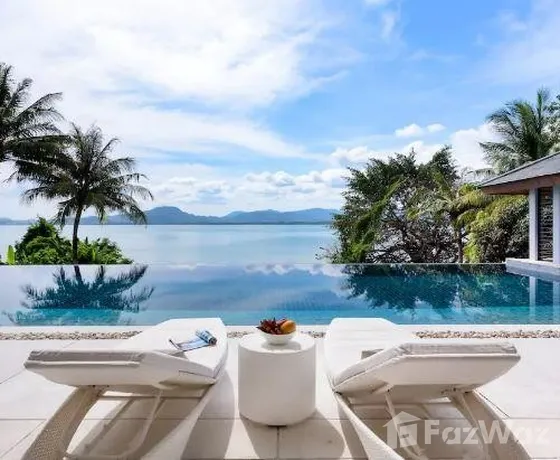 Luxury 6-bed, 6-bath beachfront villa at The Cape Residences, Phuket. 3,920 sqm of elegance with infinity pool, private beach & world-class amenities. ฿506M.