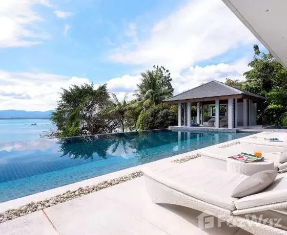 Luxury 6-bed, 6-bath beachfront villa at The Cape Residences, Phuket. 3,920 sqm of elegance with infinity pool, private beach & world-class amenities. ฿506M.