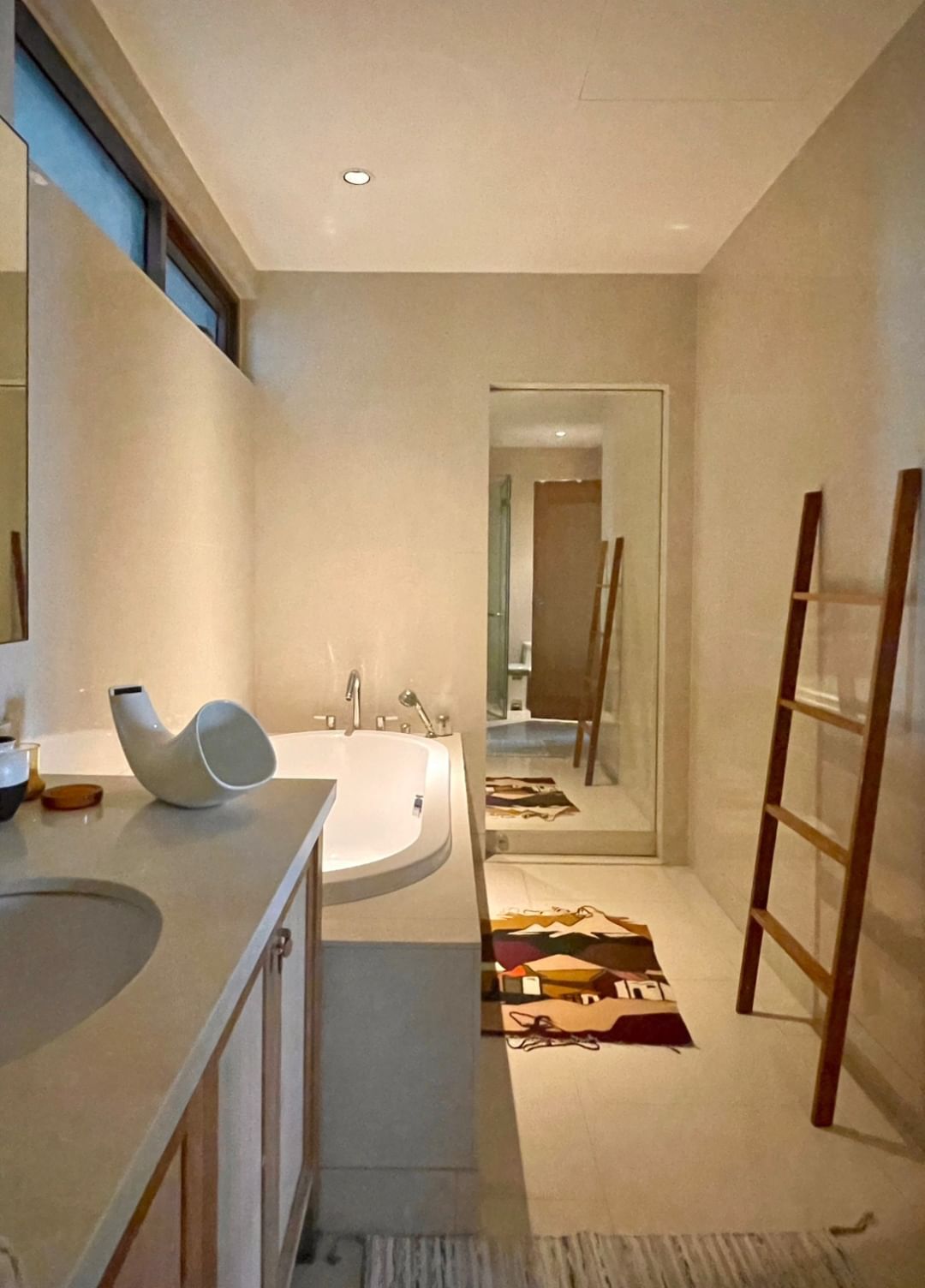 Luxury 2-bed, 2-bath condo at The Emporio Place, 139 sqm, fully furnished. Prime Sukhumvit location near BTS Phrom Phong. Rent 98,000 THB/month.