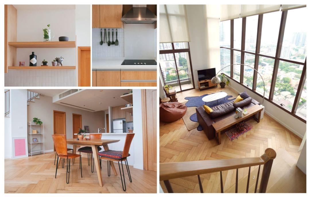 Luxury 2-bed, 2-bath condo at The Emporio Place, 139 sqm, fully furnished. Prime Sukhumvit location near BTS Phrom Phong. Rent 98,000 THB/month.