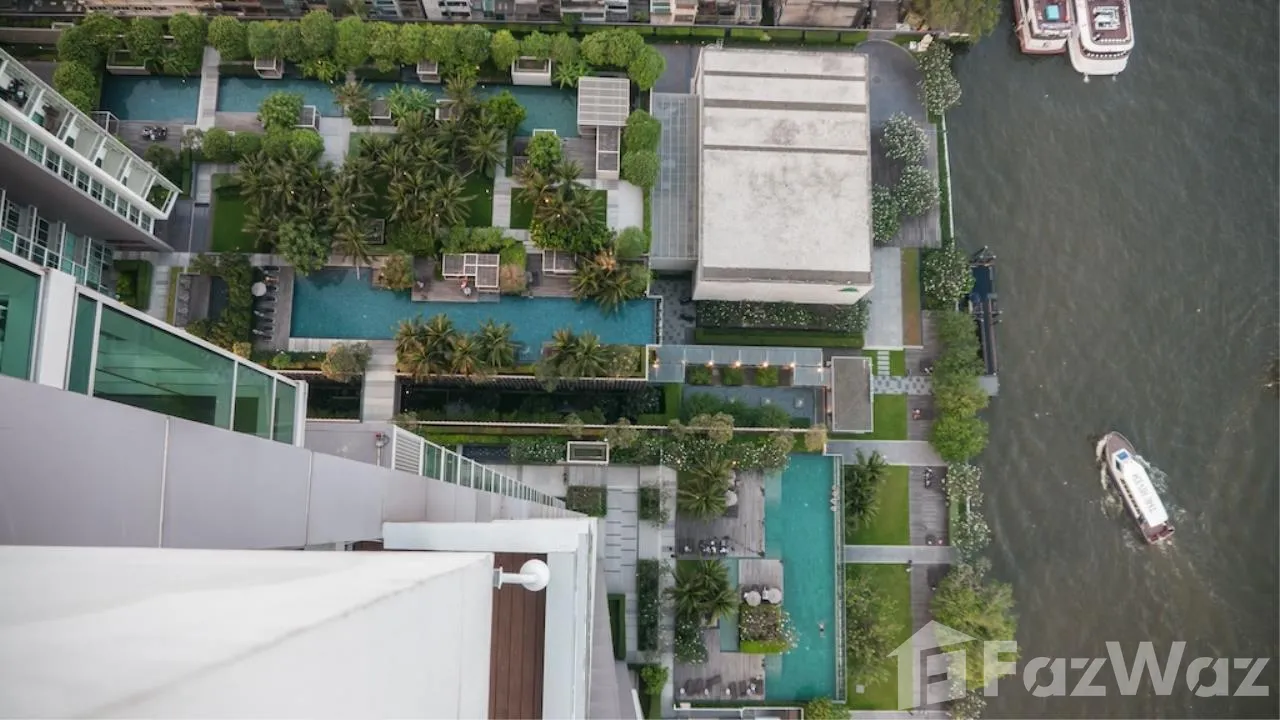 Luxurious 2-bedroom, 2-bathroom condo at The Residences at Mandarin Oriental, Bangkok. 128sqm, stunning river views. For sale ฿70M or rent ฿250K/month.