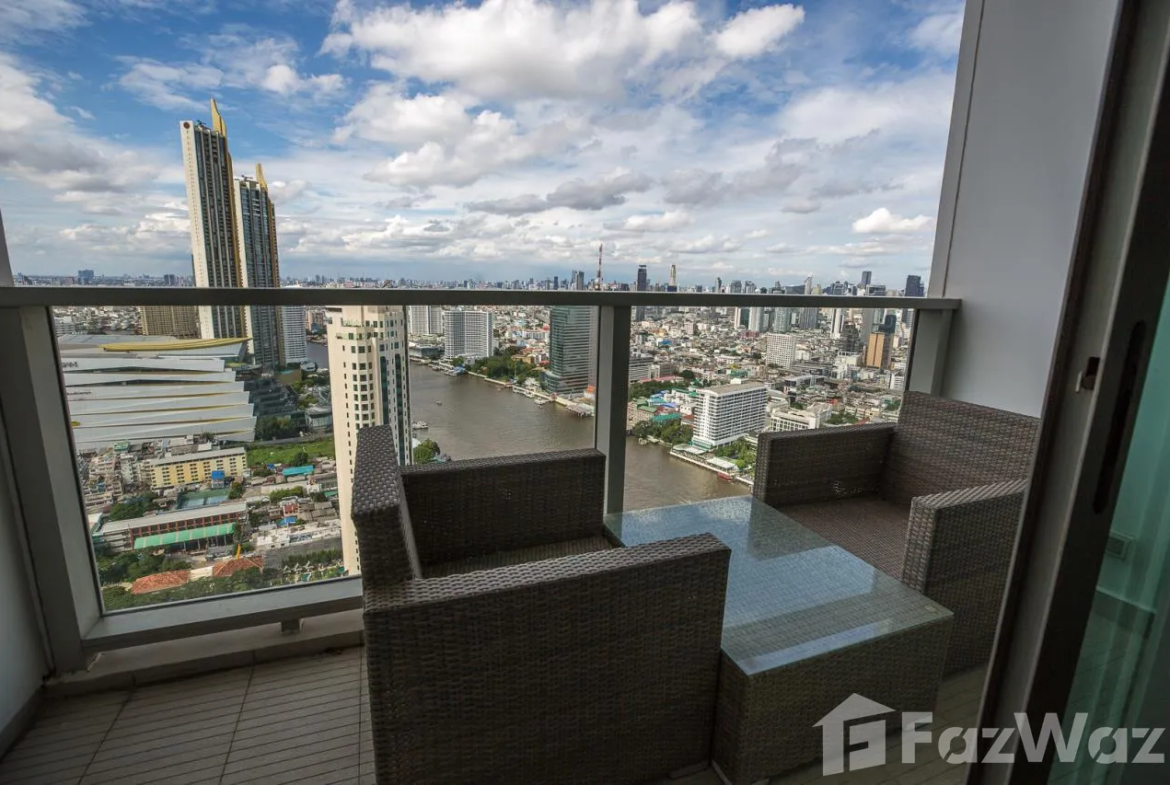 Luxurious 2-bedroom, 2-bathroom condo at The Residences at Mandarin Oriental, Bangkok. 128sqm, stunning river views. For sale ฿70M or rent ฿250K/month.