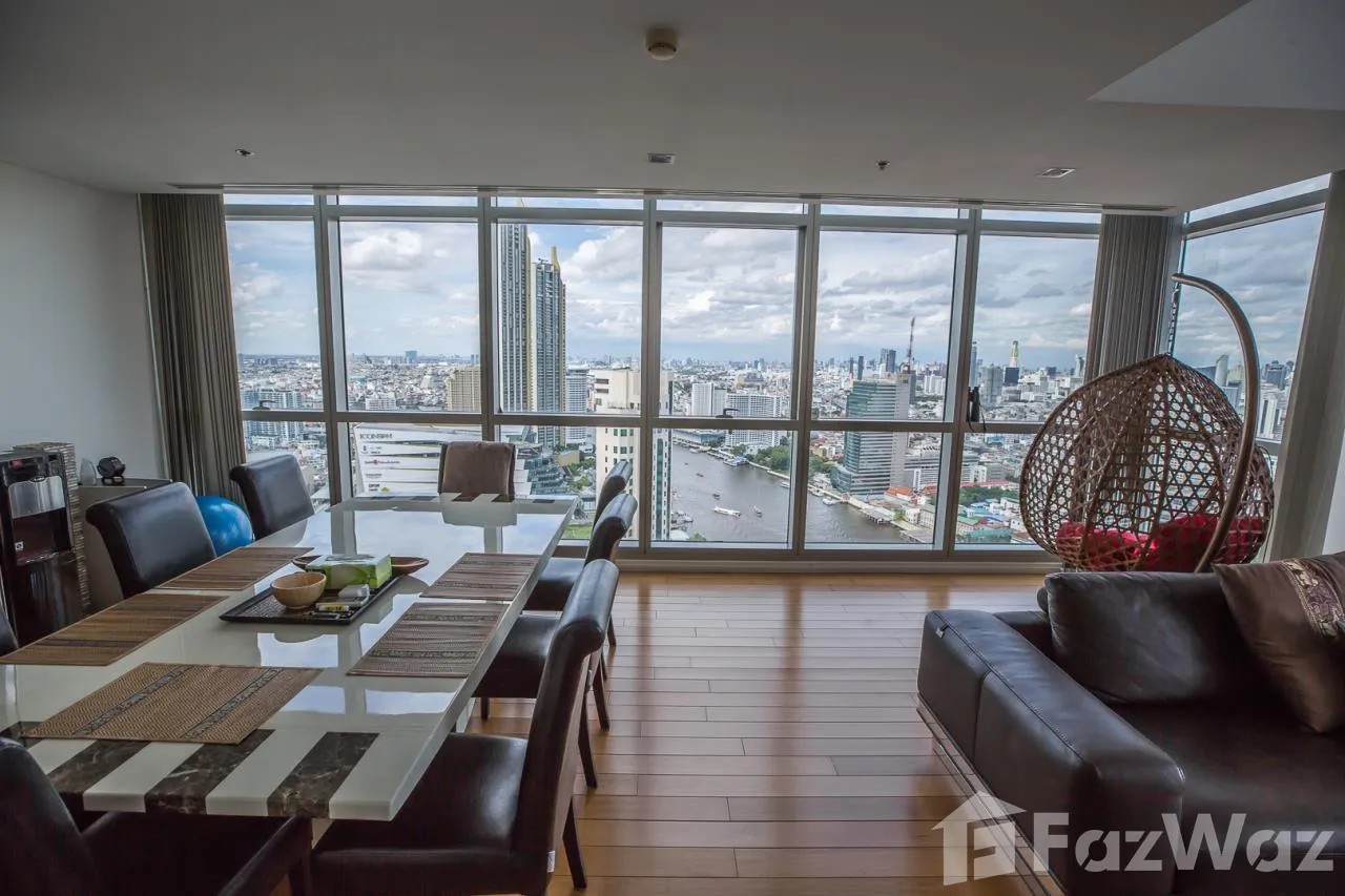 Luxurious 2-bedroom, 2-bathroom condo at The Residences at Mandarin Oriental, Bangkok. 128sqm, stunning river views. For sale ฿70M or rent ฿250K/month.