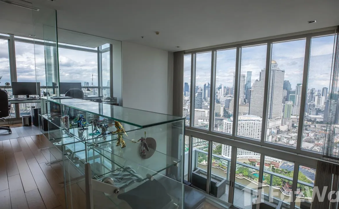 Luxurious 2-bedroom, 2-bathroom condo at The Residences at Mandarin Oriental, Bangkok. 128sqm, stunning river views. For sale ฿70M or rent ฿250K/month.