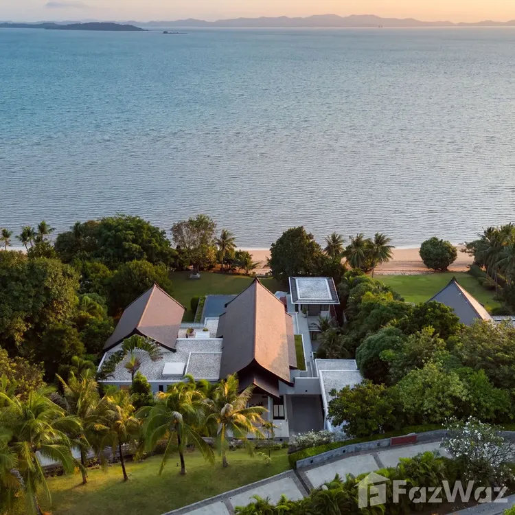 Luxury 6-bed, 6-bath beachfront villa at The Cape Residences, Phuket. 3,920 sqm of elegance with infinity pool, private beach & world-class amenities. ฿506M.
