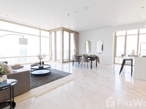 3-Bedroom 3-Bathroom 194sqm Condo at Four Seasons Private Residences For Sale 110M THB