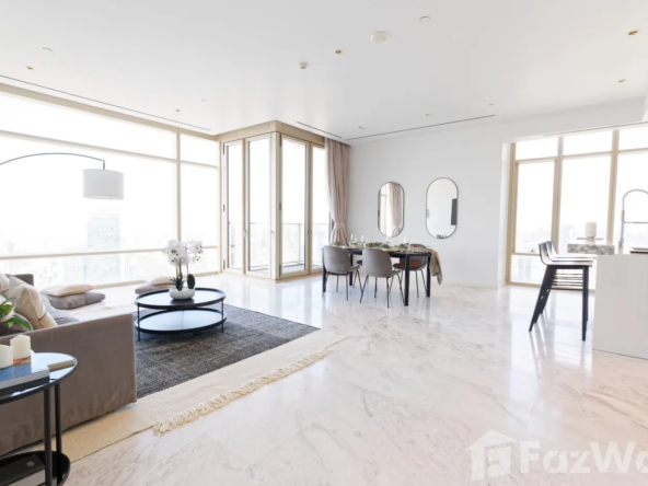3-Bedroom 3-Bathroom 194sqm Condo at Four Seasons Private Residences For Sale 110M THB