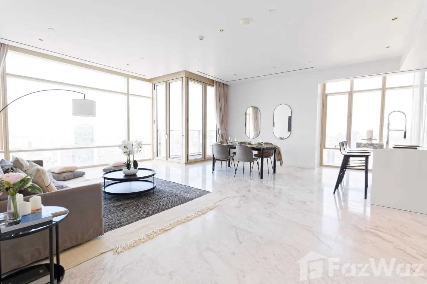 3-Bedroom 3-Bathroom 194sqm Condo at Four Seasons Private Residences For Sale 110M THB