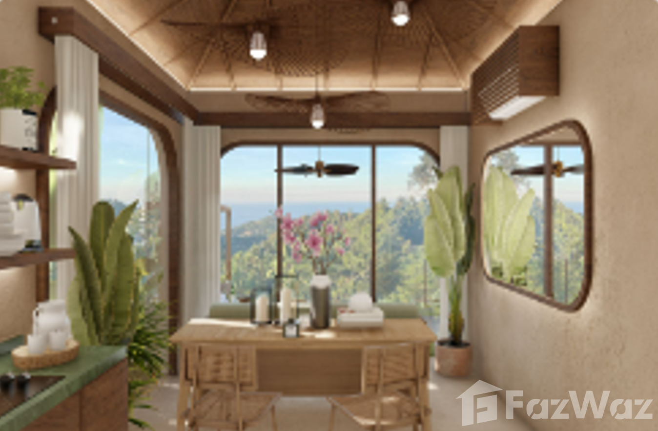 2-Bedroom 1-Bathroom 112 sqm Villa at Oak & Verde, Koh Phangan for sale at ฿12,900,000. Modern design, private pool, and tropical surroundings.