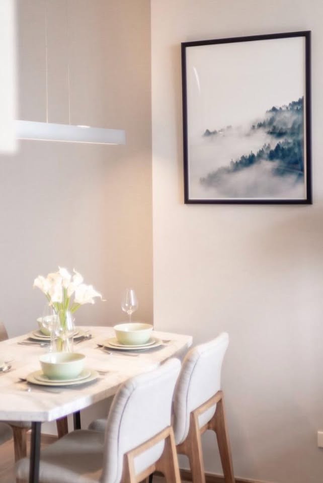 2-Bed, 1-Bath, 57 sqm Condo for Rent at Park Origin 24, 39,000 THB/Month, Near BTS Phrom Phong – Fully Furnished in Sukhumvit, Bangkok