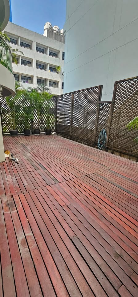 3-Bedroom, 3-Bathroom Apartment for Rent at Ariel Apartment Sathorn, 250 sqm, 75,000 THB/month, Near BTS Saint Louis, Renovated with Private Terrace.