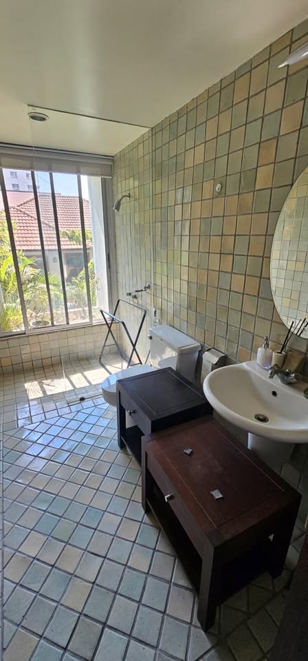 3-Bedroom, 3-Bathroom Apartment for Rent at Ariel Apartment Sathorn, 250 sqm, 75,000 THB/month, Near BTS Saint Louis, Renovated with Private Terrace.