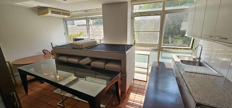 3-Bedroom, 3-Bathroom Apartment for Rent at Ariel Apartment Sathorn, 250 sqm, 75,000 THB/month, Near BTS Saint Louis, Renovated with Private Terrace.