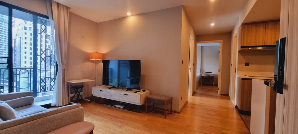 2-Bedroom, 2-Bathroom Condo for Rent at Na Vara Residence, 74.5 sqm, 60,000 THB/month, Fully Furnished, Near Chidlom BTS, Luxury Living in Lumphini, Pathum Wan.