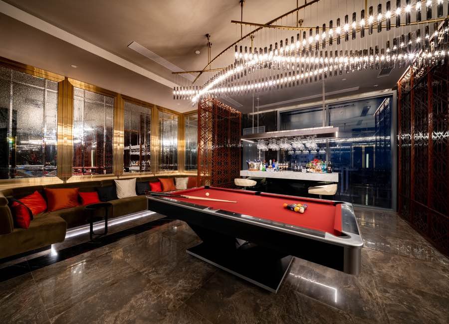 Stylish living room of luxury 2-bedroom condo at LAVIQ Sukhumvit 57 with European furniture and large windows near BTS Thong Lor