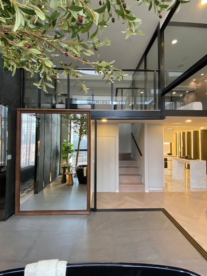 3-Bedrooms 2-Bathrooms 78 sqm Duplex at Origin Courtyard Thonglor for Sale 32M THB. High-floor units, garden views, branded residence, prime Thonglor location.