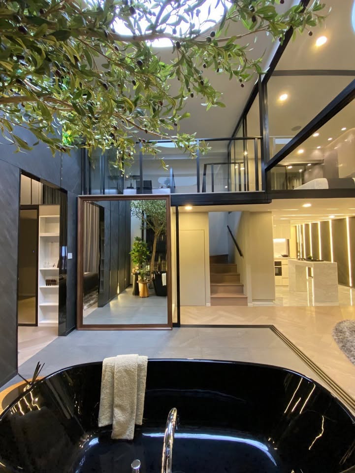 3-Bedrooms 2-Bathrooms 78 sqm Duplex at Origin Courtyard Thonglor for Sale 32M THB. High-floor units, garden views, branded residence, prime Thonglor location.