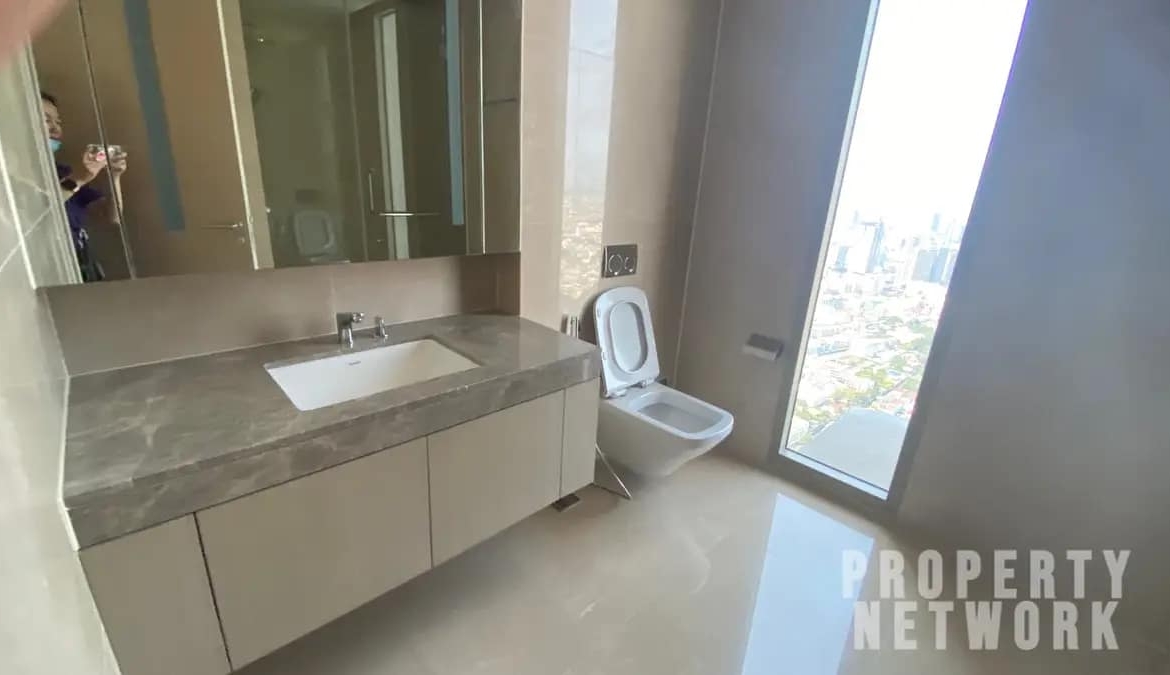4 Bed, 3 Bath, 173.44 sqm Condo for Rent at Magnolias Waterfront Residences, BTS Krung Thon Buri, ฿180,000/month – Luxury Living with River Views