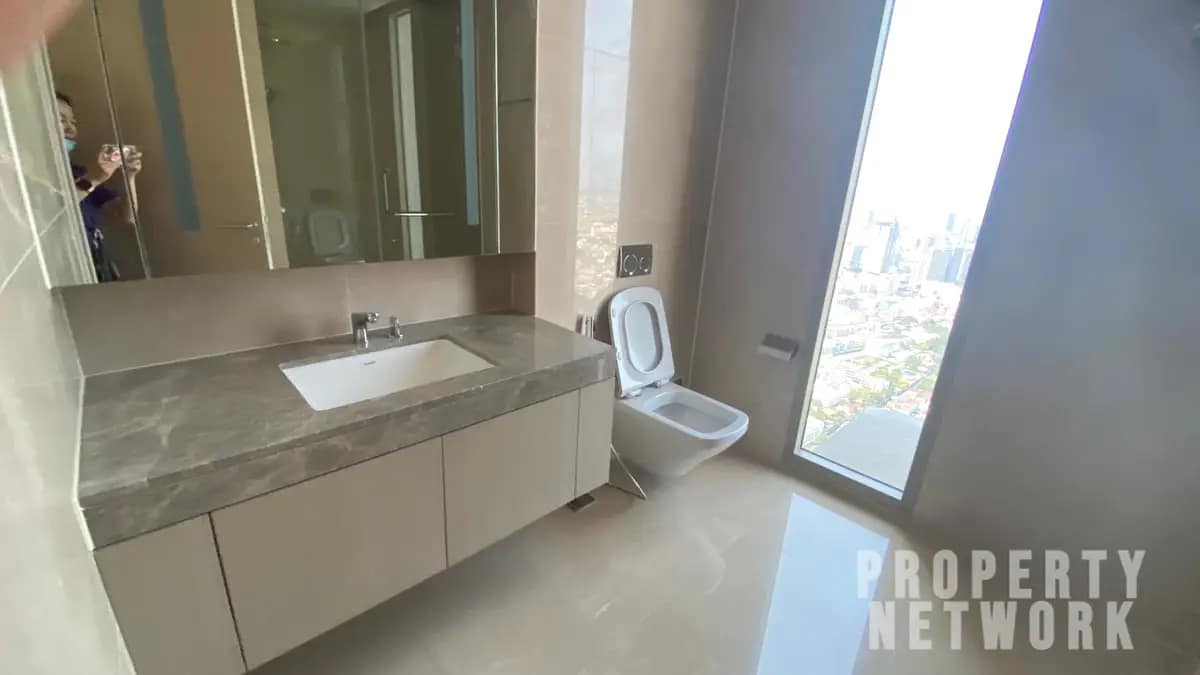 4 Bed, 3 Bath, 173.44 sqm Condo for Rent at Magnolias Waterfront Residences, BTS Krung Thon Buri, ฿180,000/month – Luxury Living with River Views