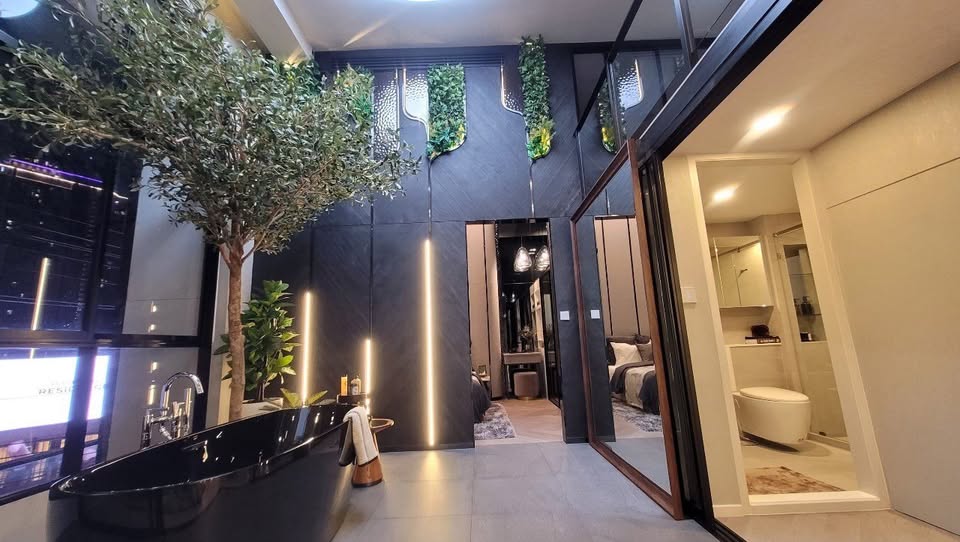 3-Bedrooms 2-Bathrooms 78 sqm Duplex at Origin Courtyard Thonglor for Sale 32M THB. High-floor units, garden views, branded residence, prime Thonglor location.