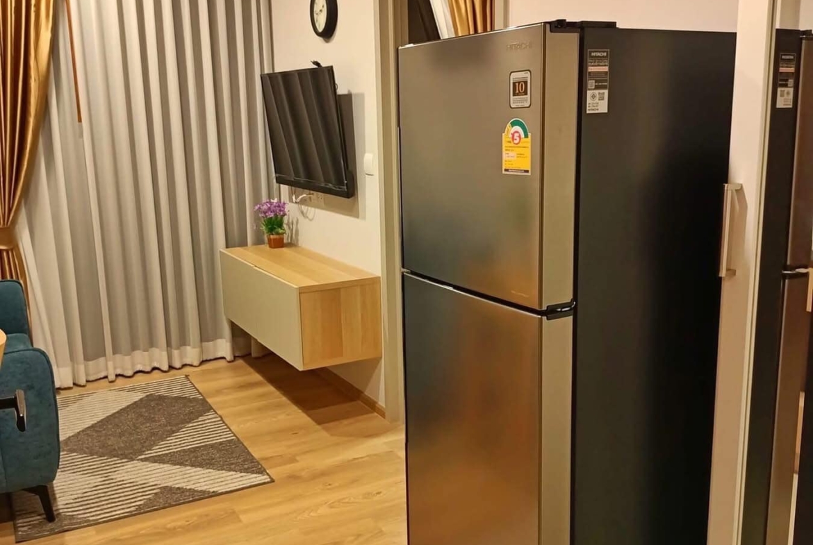 1-bedroom, 27 sqm condo at OKA HAUS Sukhumvit 36 for rent at 22,000 THB/month. High-floor unit with great privacy, free shuttle to BTS Thong Lo.