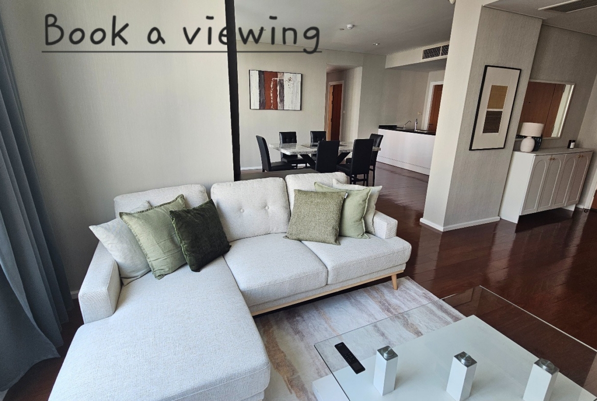 3-Bedroom, 3-Bath, 130 sqm Condo for Rent at Wind Sukhumvit 23, BTS Asoke/MRT Sukhumvit – ฿69,000/month, Fully Furnished