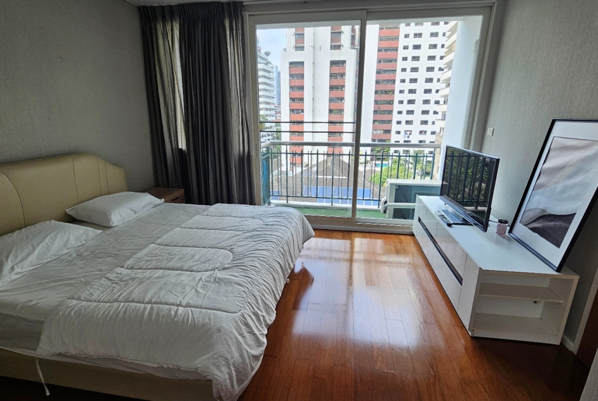 3-Bedroom, 3-Bath, 130 sqm Condo for Rent at Wind Sukhumvit 23, BTS Asoke/MRT Sukhumvit – ฿69,000/month, Fully Furnished