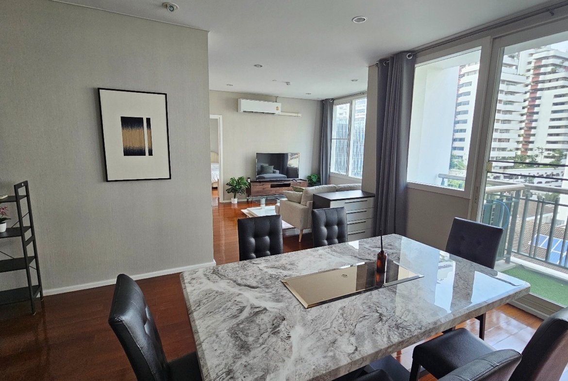 3-Bedroom, 3-Bath, 130 sqm Condo for Rent at Wind Sukhumvit 23, BTS Asoke/MRT Sukhumvit – ฿69,000/month, Fully Furnished