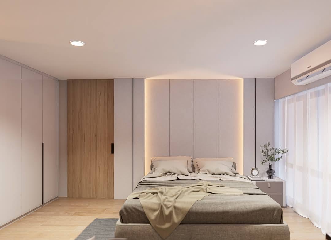 Spacious 3-bed, 2-bath condo at One9Five Asoke-Rama 9 for rent. Fully furnished, 110 sqm, luxury facilities, near MRT Rama 9. Rent: 100,000 THB/month.