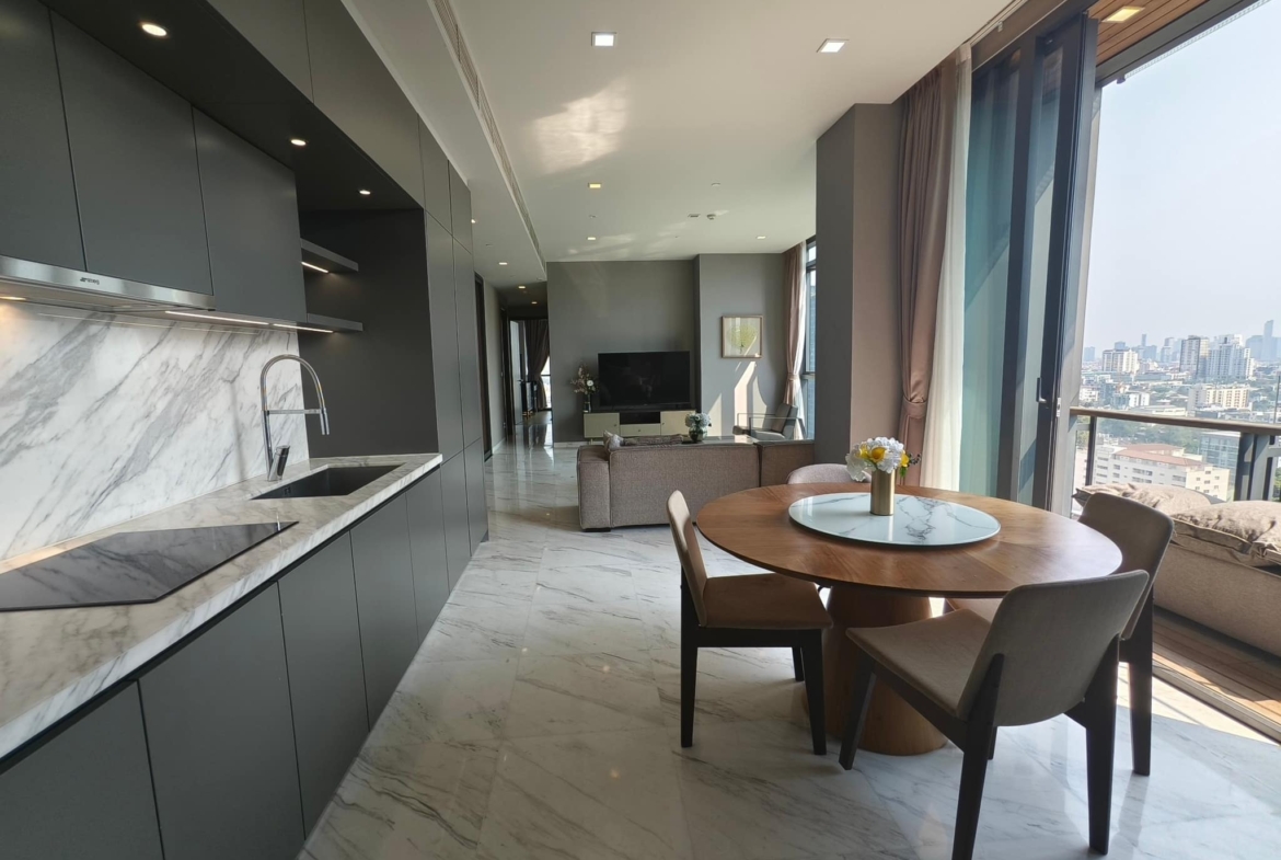 2 Bed, 3 Bath, 125.2 sqm Condo for Sale or Rent at The Monument Thong Lo, Near BTS Thonglor, ฿39.5M or ฿150,000/month – Fully Furnished, Luxury Living