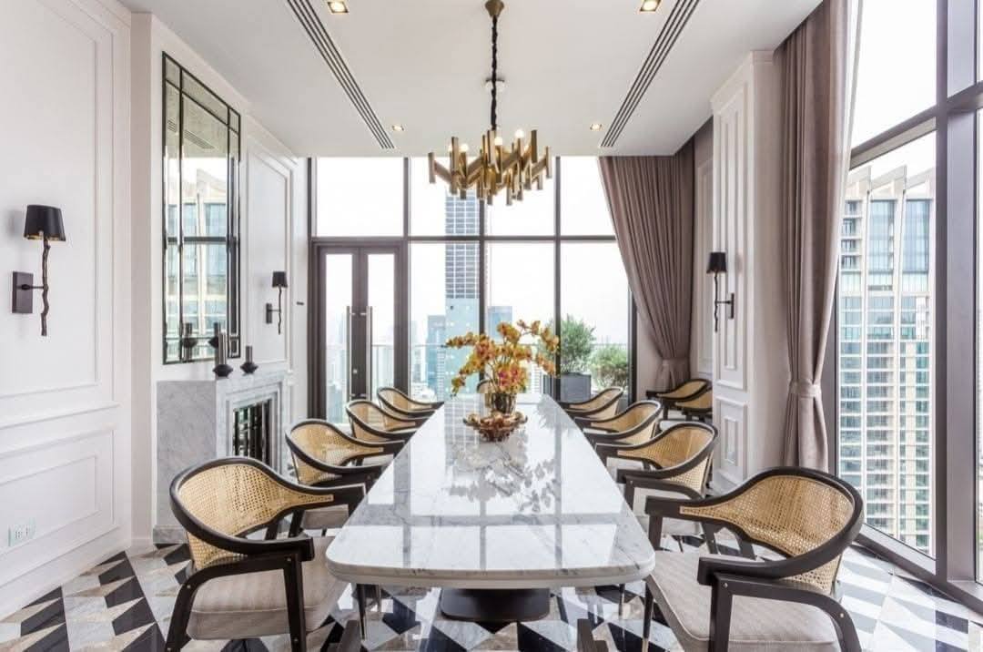 3-Bedroom, 3-Bathroom Condo for Rent at MUNIQ Lang Suan, 123.29 Sqm, 180,000 THB/Month, Near BTS Ploenchit