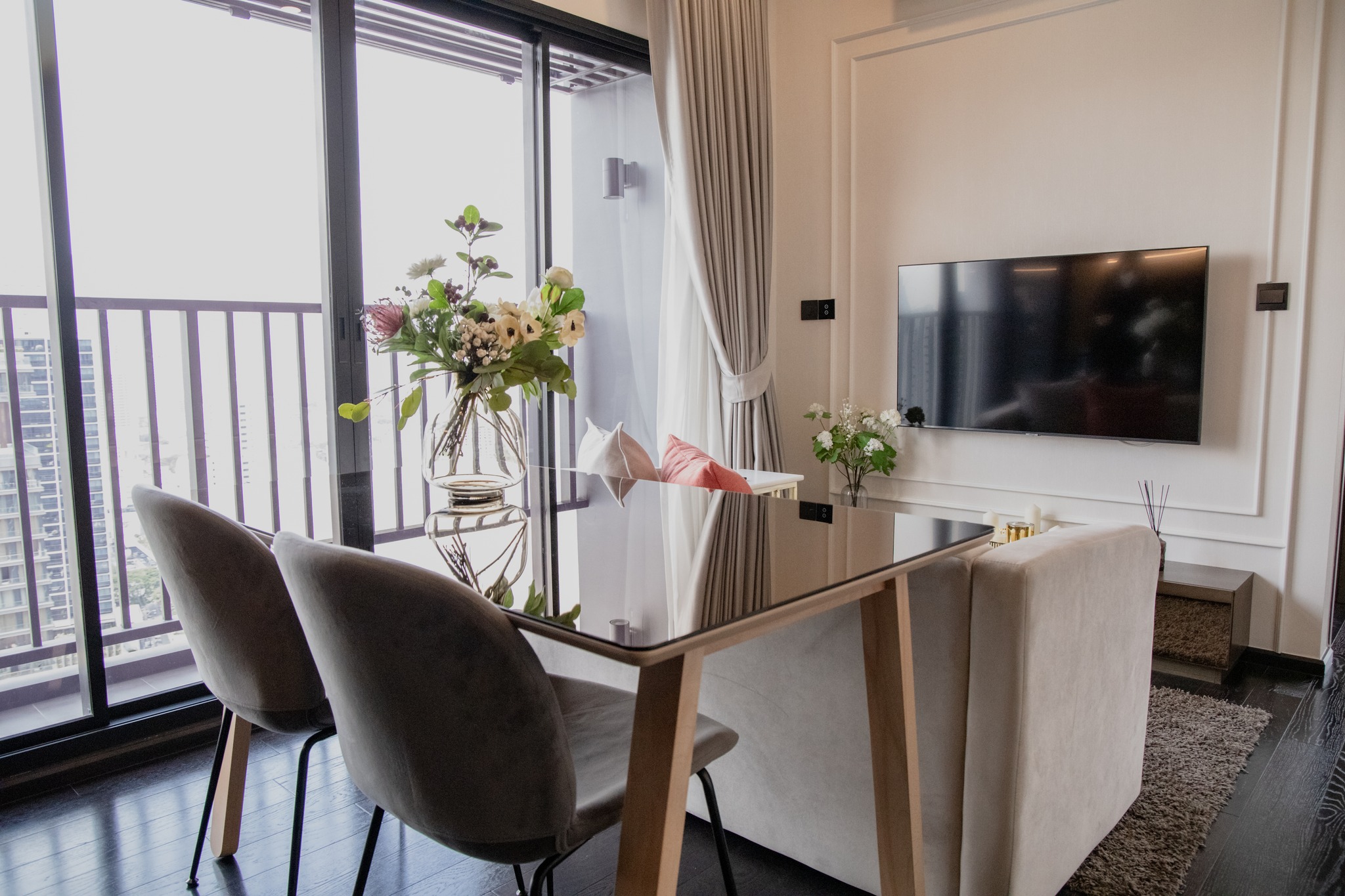 2 Bed, 1 Bath, 45 sqm Condo for Rent at Park Origin Thonglor, Near BTS Thonglor, ฿62,000/month – Fully Furnished, Prime Location