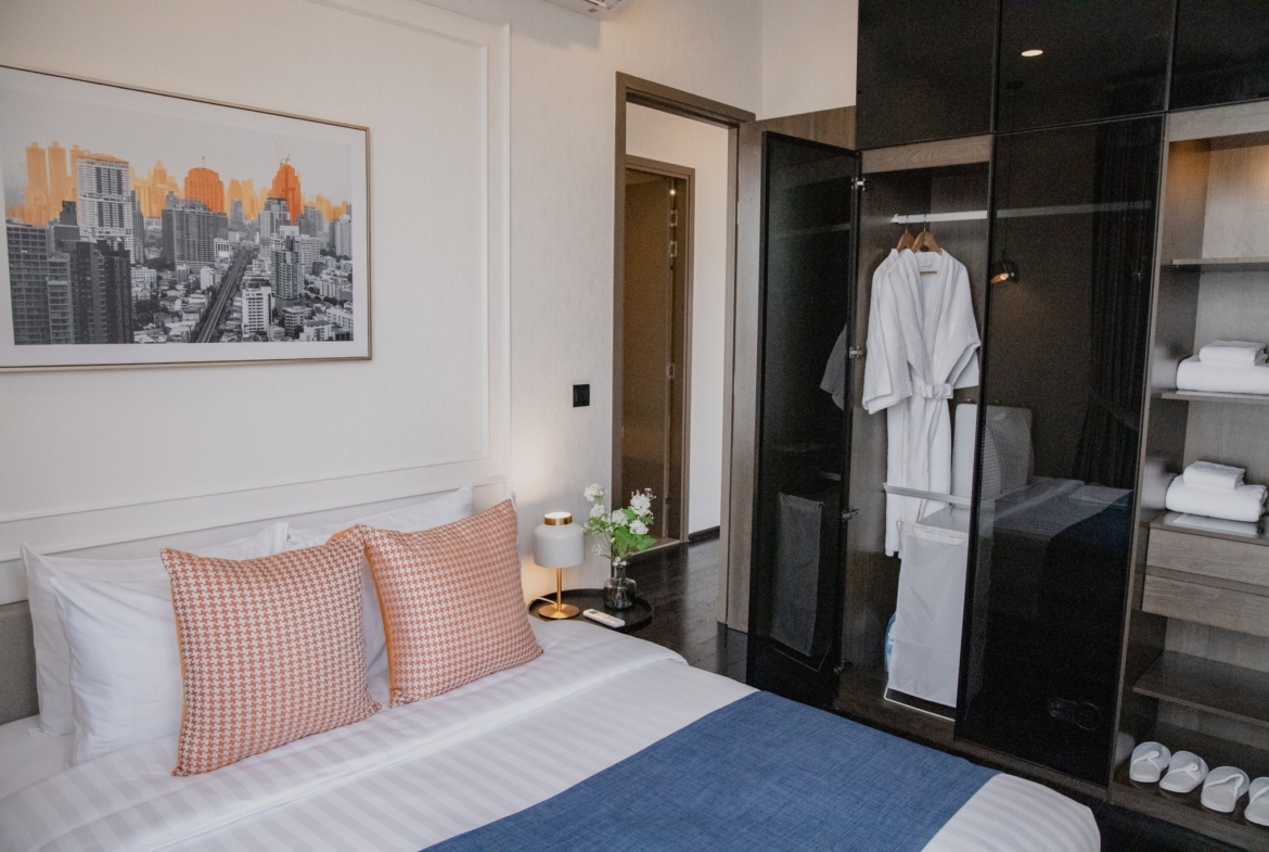 2 Bed, 1 Bath, 45 sqm Condo for Rent at Park Origin Thonglor, Near BTS Thonglor, ฿62,000/month – Fully Furnished, Prime Location