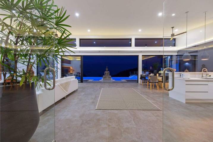 Luxury 4-bed 4.5-bath 882 SQM Villa Coco Koh Samui for sale. Private infinity pool, ocean views, top location in Chaweng Noi. Price 39.75M THB. Contact us now!