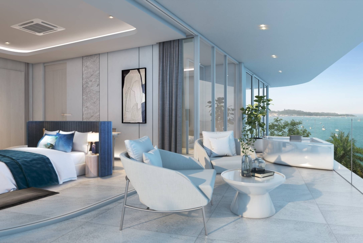 Ultra-luxury 5-bedroom 449 SQ.W. beachfront villa at ASONGKHAI for sale 415M THB. Private infinity pool, direct beach access, panoramic sea views. Exclusive property!