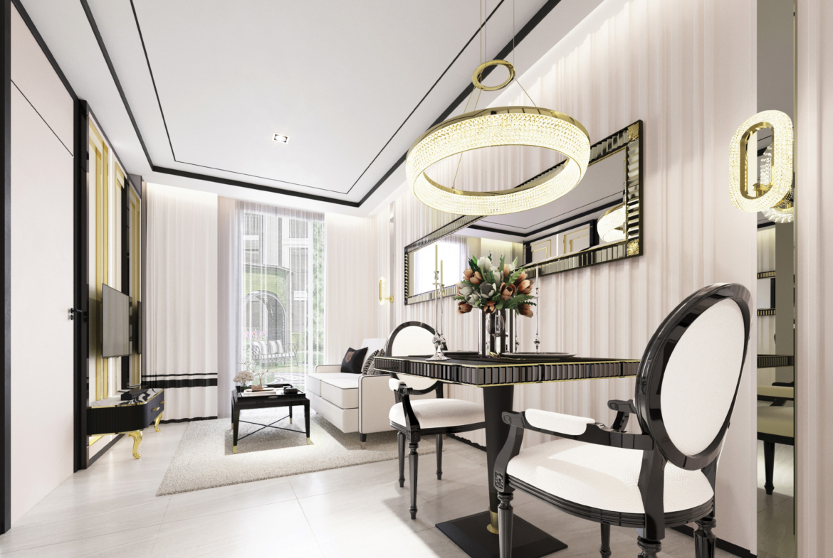 Luxury 1-bedroom condo at Embassy Pattaya for sale 4.99M THB. Prime Jomtien location, near the beach, rooftop jacuzzi, pools, spa, gym. Secure your unit today!