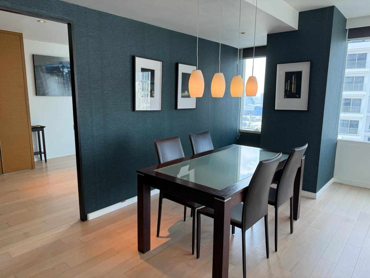 Spacious 2-bedroom, 120 sqm condo at Eight Thonglor Residence for rent at 68,000 THB/month. Prime location near BTS Thong Lo with luxury amenities.