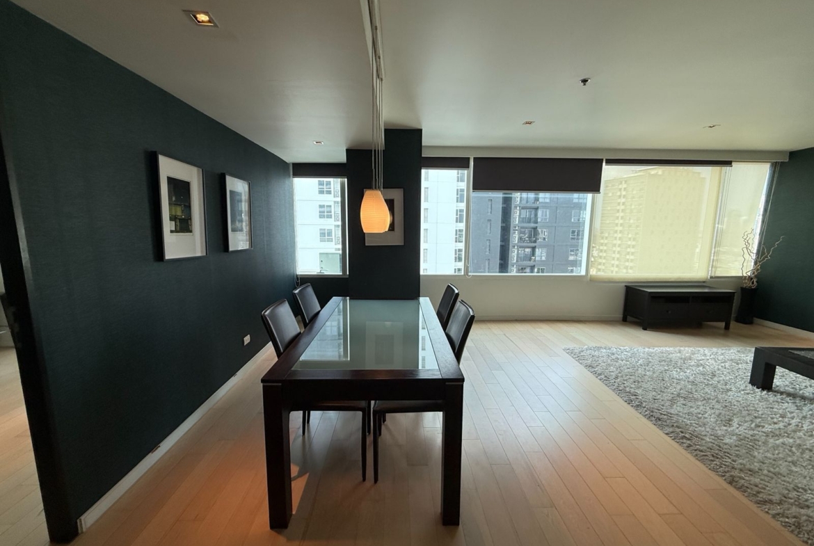 Spacious 2-bedroom, 120 sqm condo at Eight Thonglor Residence for rent at 68,000 THB/month. Prime location near BTS Thong Lo with luxury amenities.