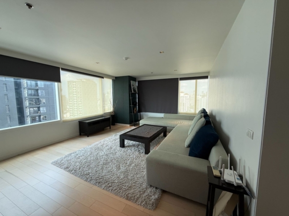 Spacious 2-bedroom, 120 sqm condo at Eight Thonglor Residence for rent at 68,000 THB/month. Prime location near BTS Thong Lo with luxury amenities.