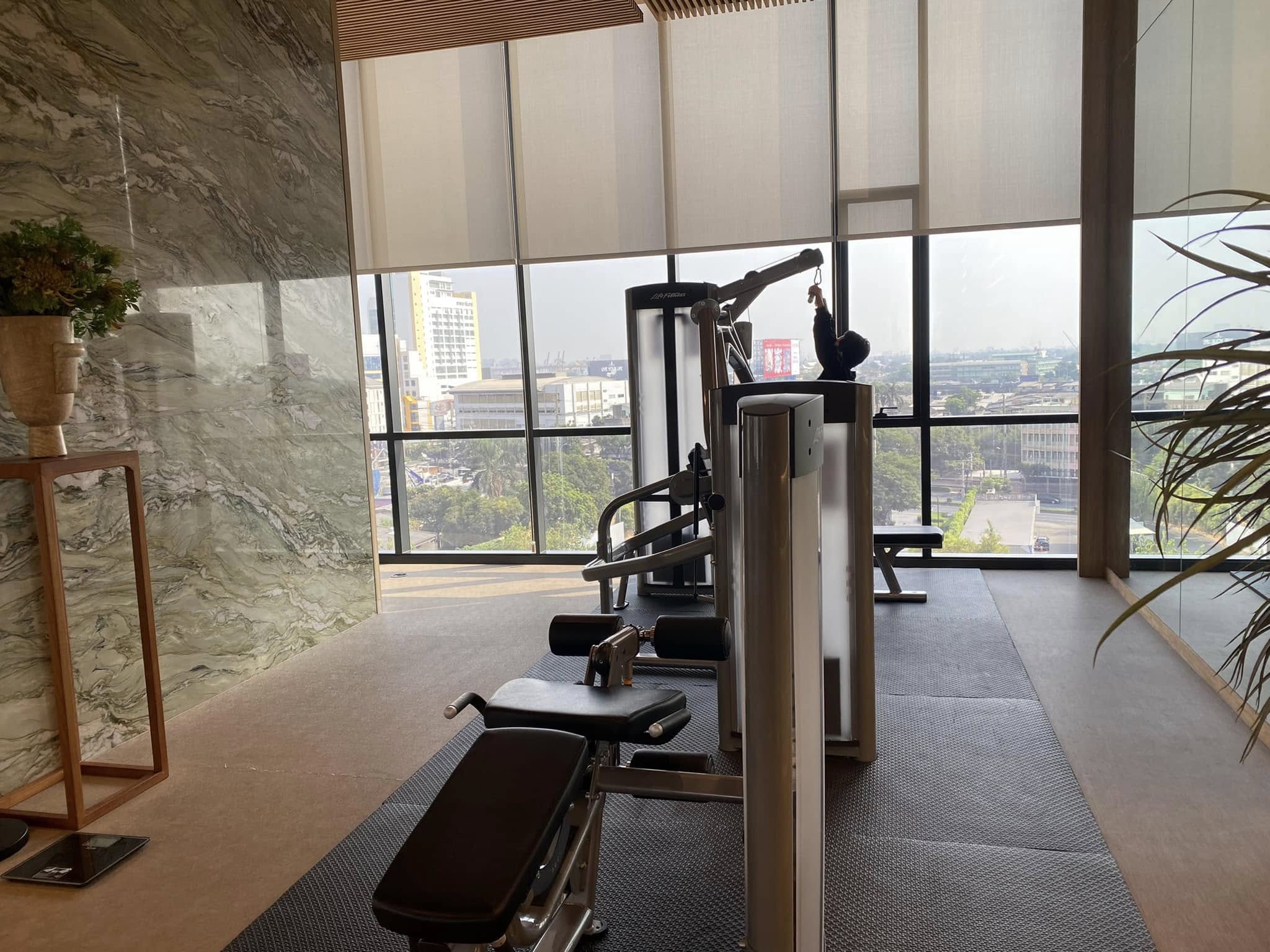 Stylish 1-bed 1-bath condo at Oka Haus Sukhumvit 36, 34.27 sqm, 30th floor river view. For sale at 5.2M. Modern amenities and prime location.