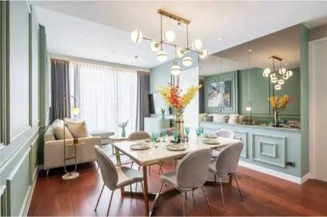 Luxury 2-bed, 2-bath 82 sqm condo at Khun by Yoo, Thonglor. Fully furnished, east-facing, with top-tier amenities. For rent at 120,000 THB/month.